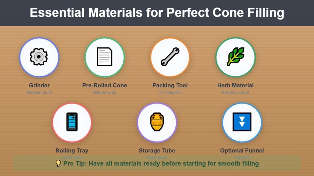 cone-filling-materials