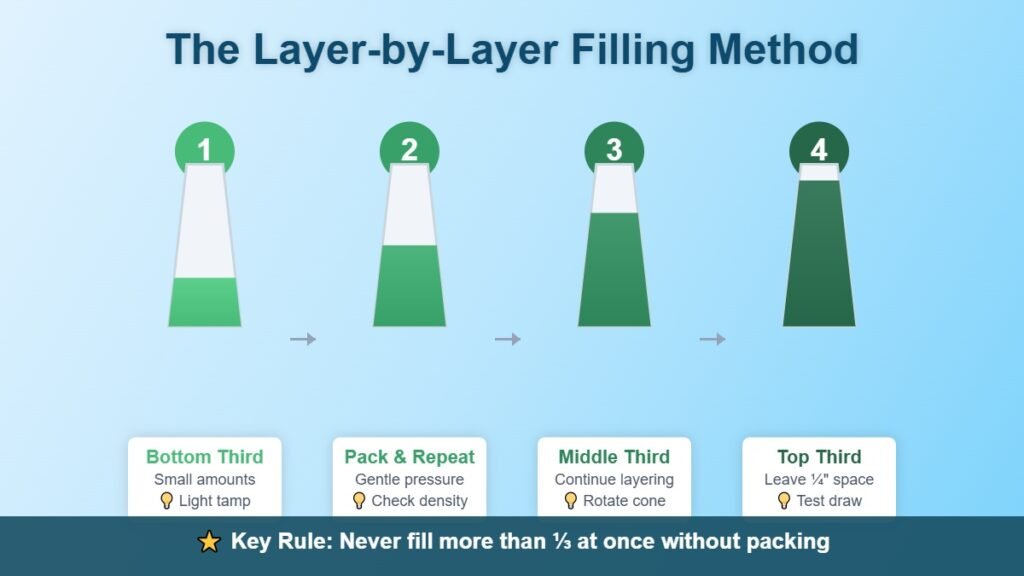 layered-filling-technique