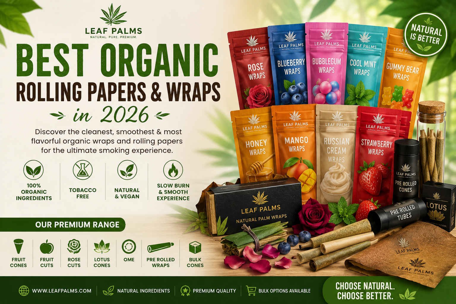 Best Organic Rolling Papers & Wraps in 2026